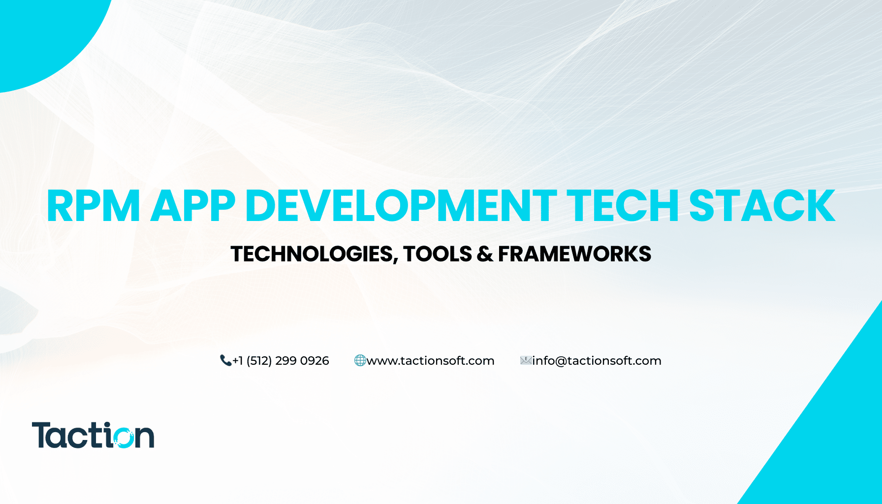 RPM App Development Tech Stack: Technologies, Tools & Frameworks