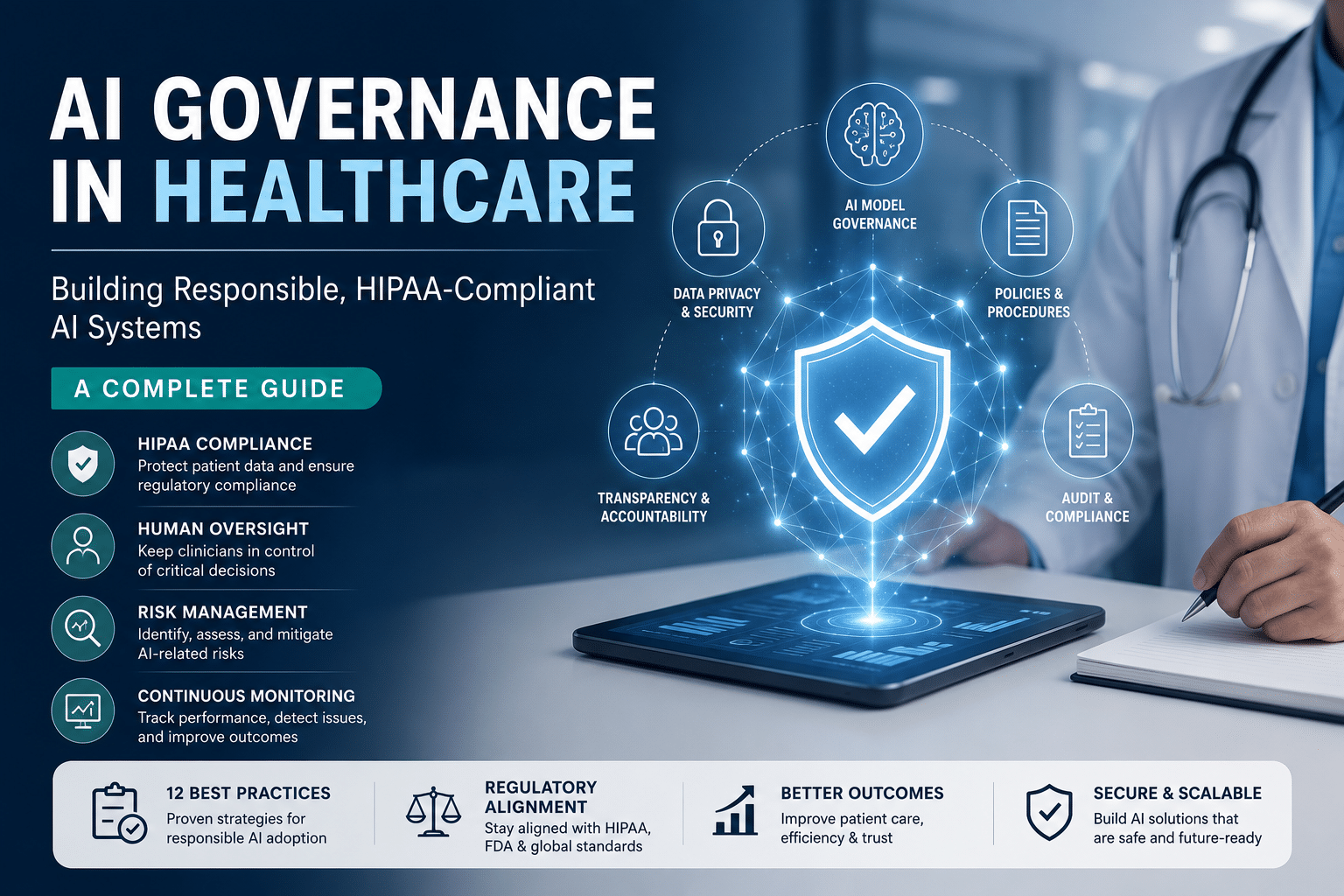 AI Governance Guide for Healthcare: Building Responsible, HIPAA-Compliant AI Systems
