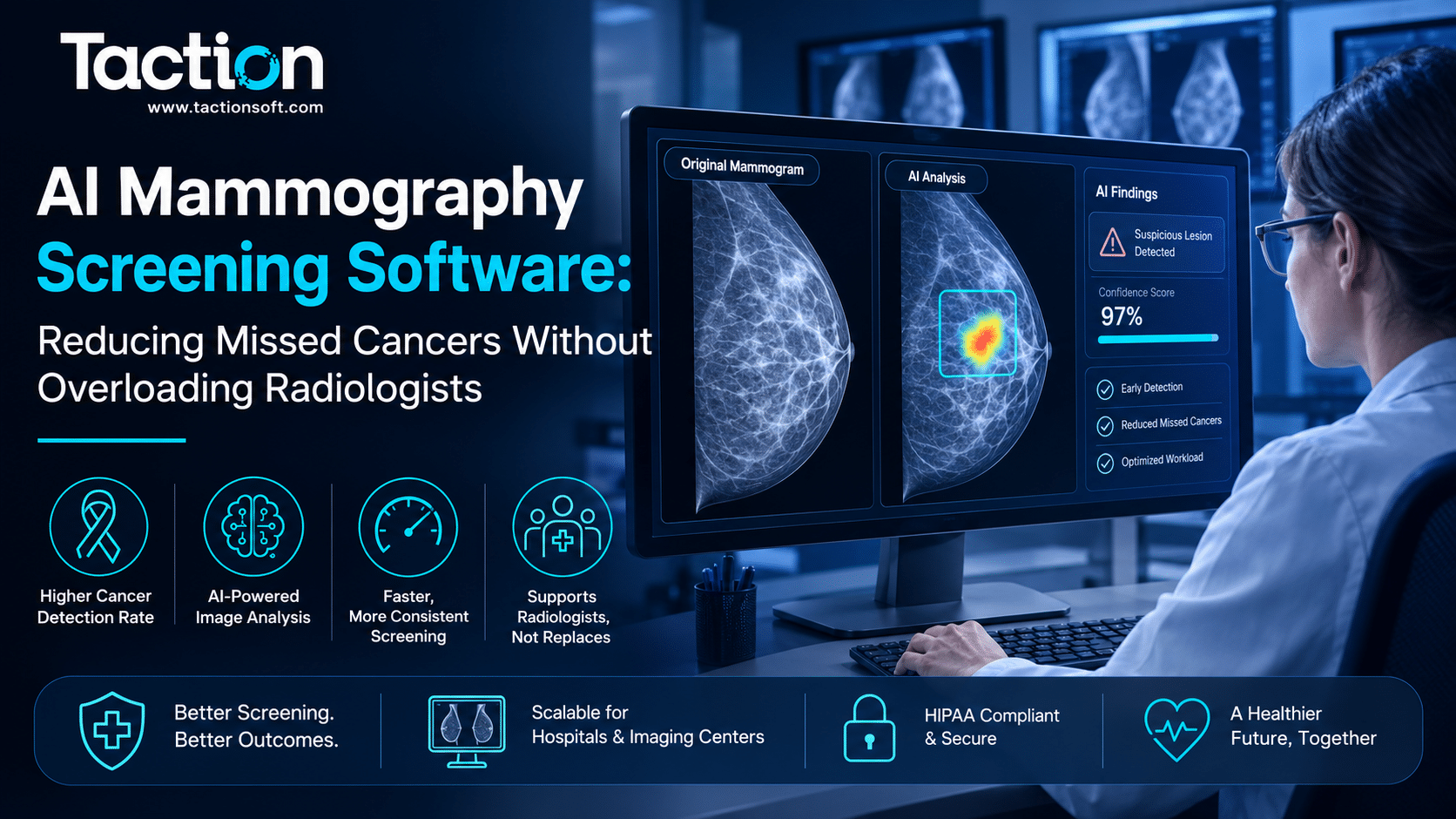 AI Mammography Screening Software: Reducing Missed Cancers Without Overloading Radiologists