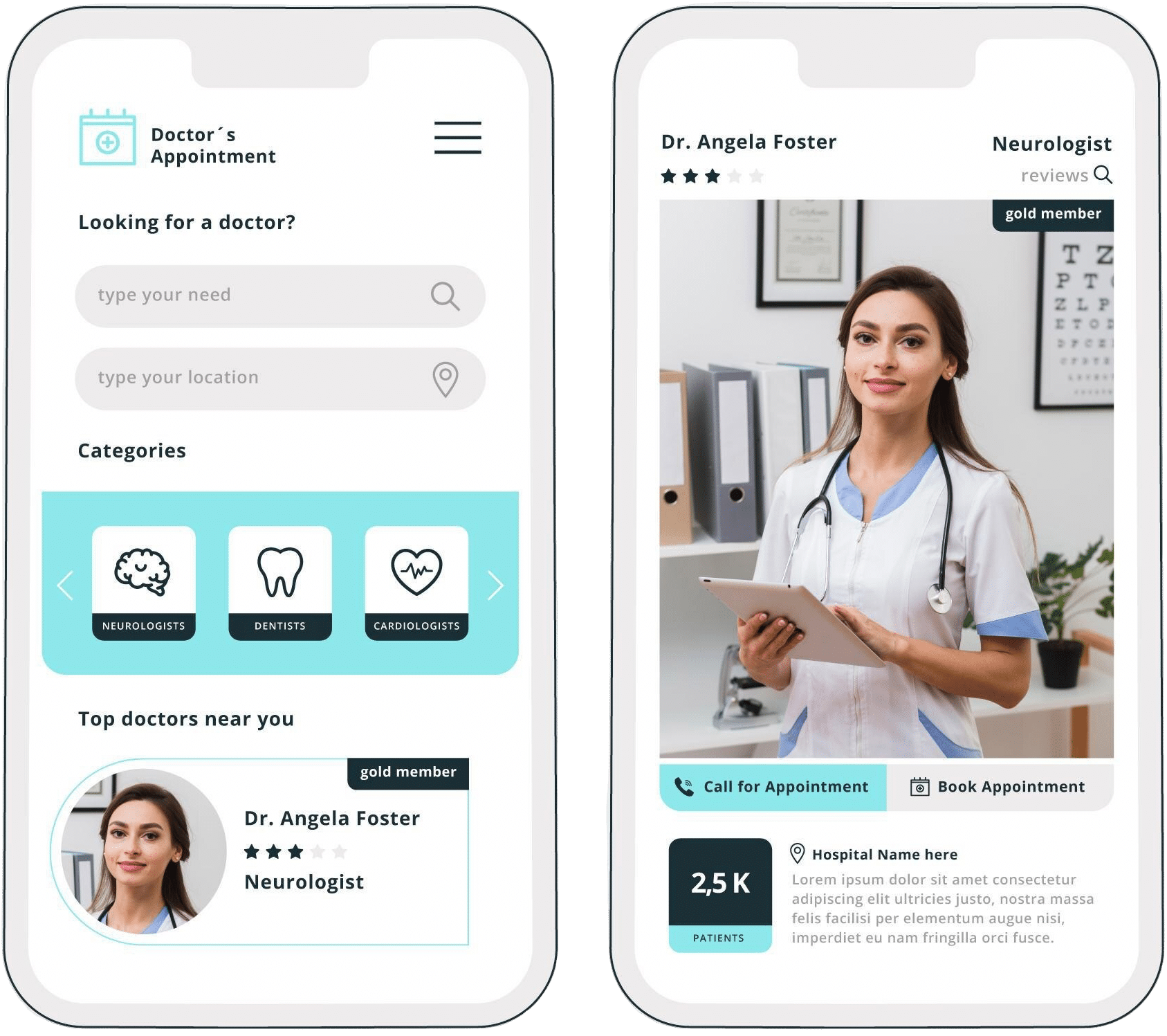 Patient App Features